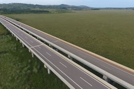 GOOD ROAD INFRASTRUCTURE AIDS SATISFYING TOUR